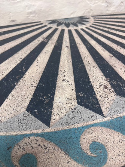 Antique Demi Lune Table