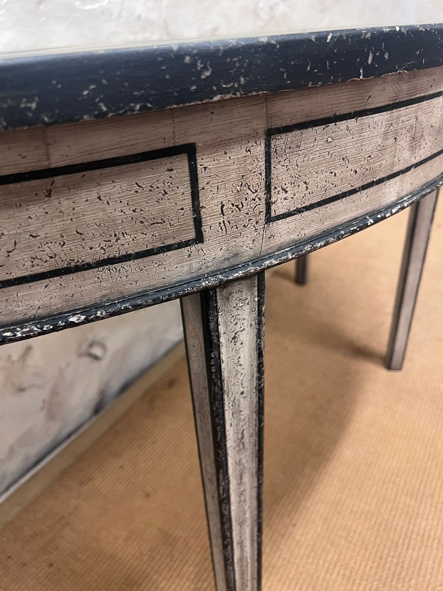 Antique Demi Lune Table