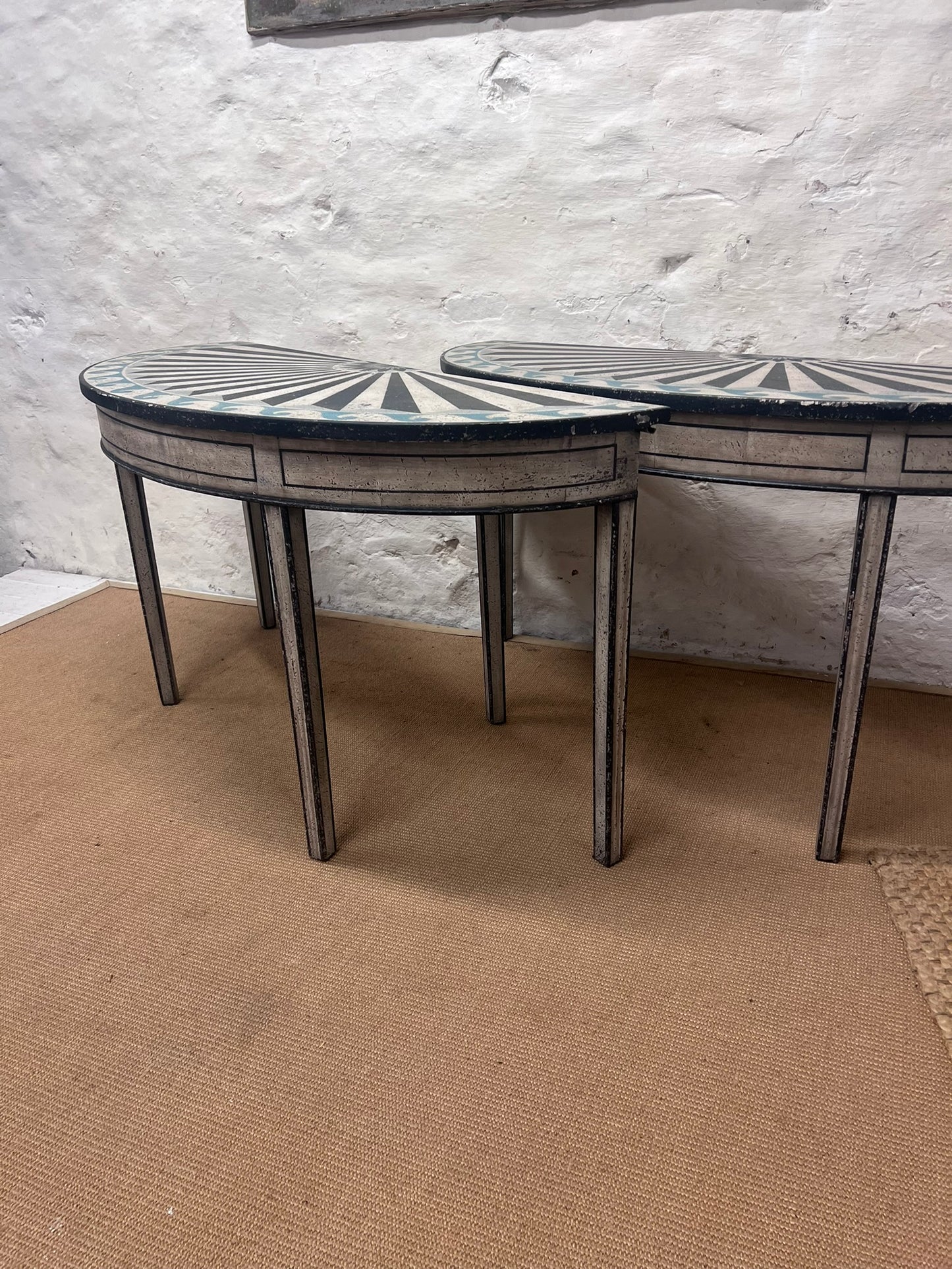Antique Demi Lune Tables