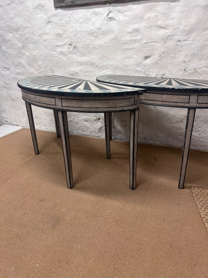 Antique Demi Lune Tables
