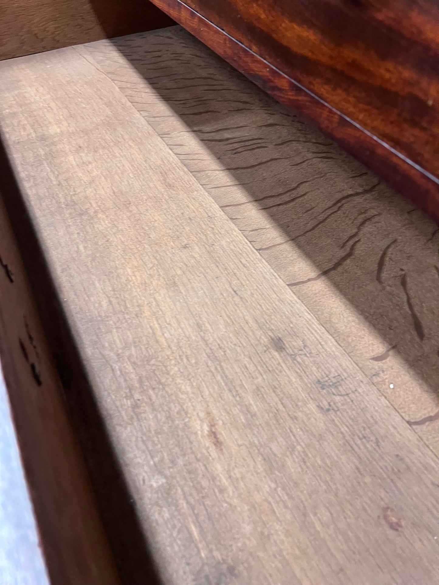 English Antique Mahogany Chest on Chest Ca 1820
