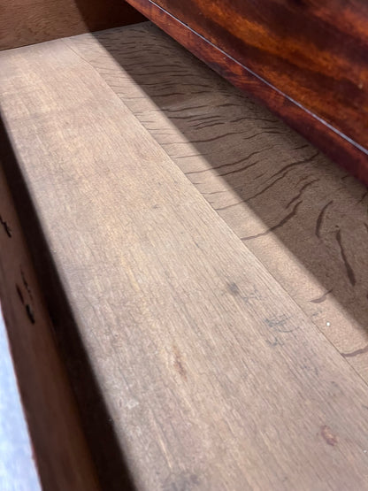 English Antique Mahogany Chest on Chest Ca 1820