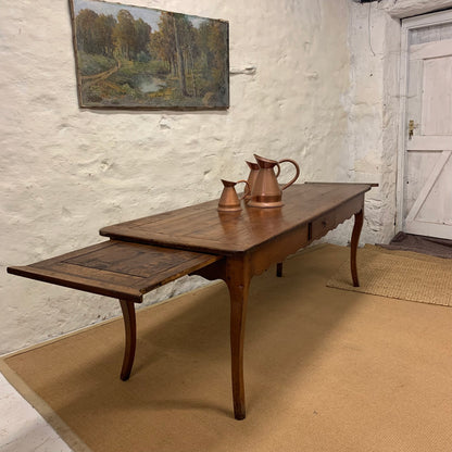 French Antique Cherry Dining Table