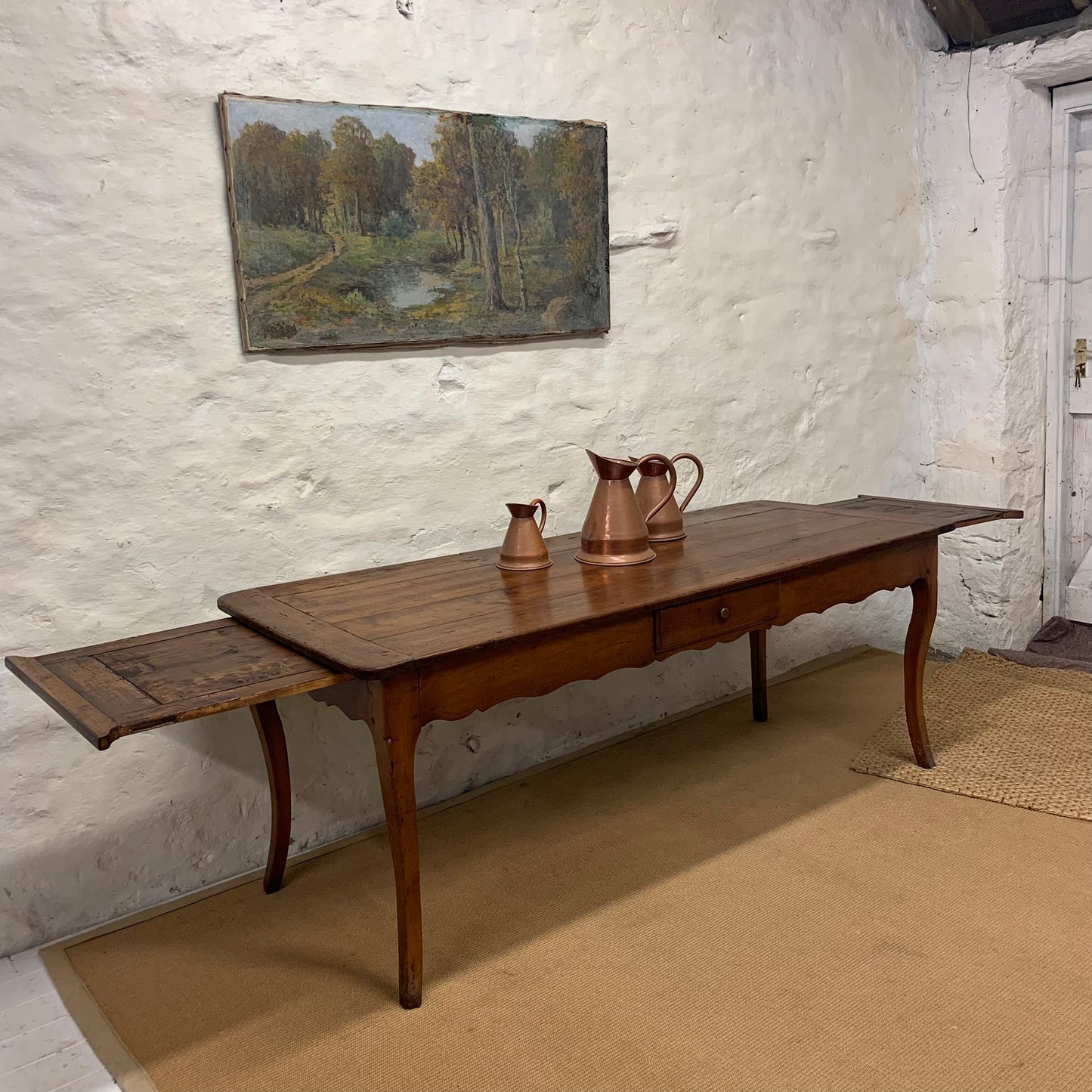 French Antique Cherry Dining Table