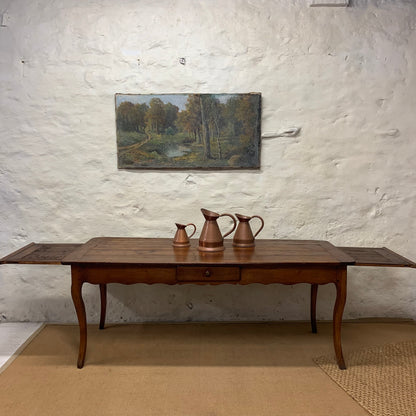 French Antique Cherry Dining Table