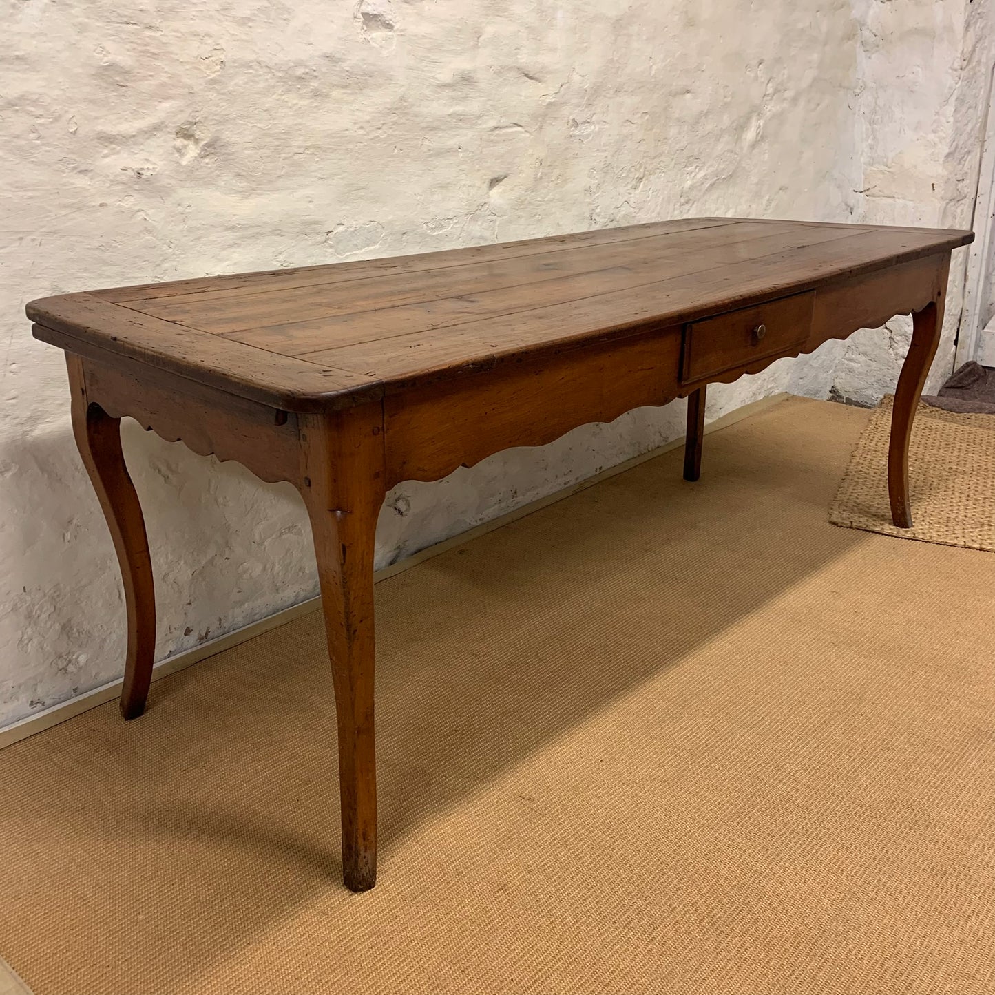 French Antique Cherry Dining Table