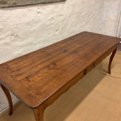 French Antique Cherry Dining Table