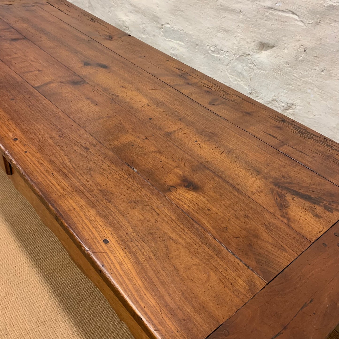 French Antique Cherry Dining Table
