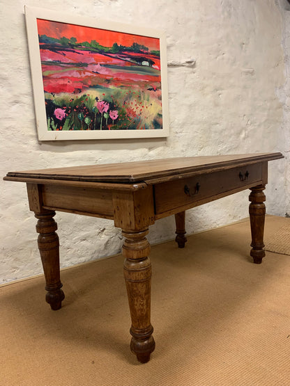 Scottish Antique Pine Table/Desk
