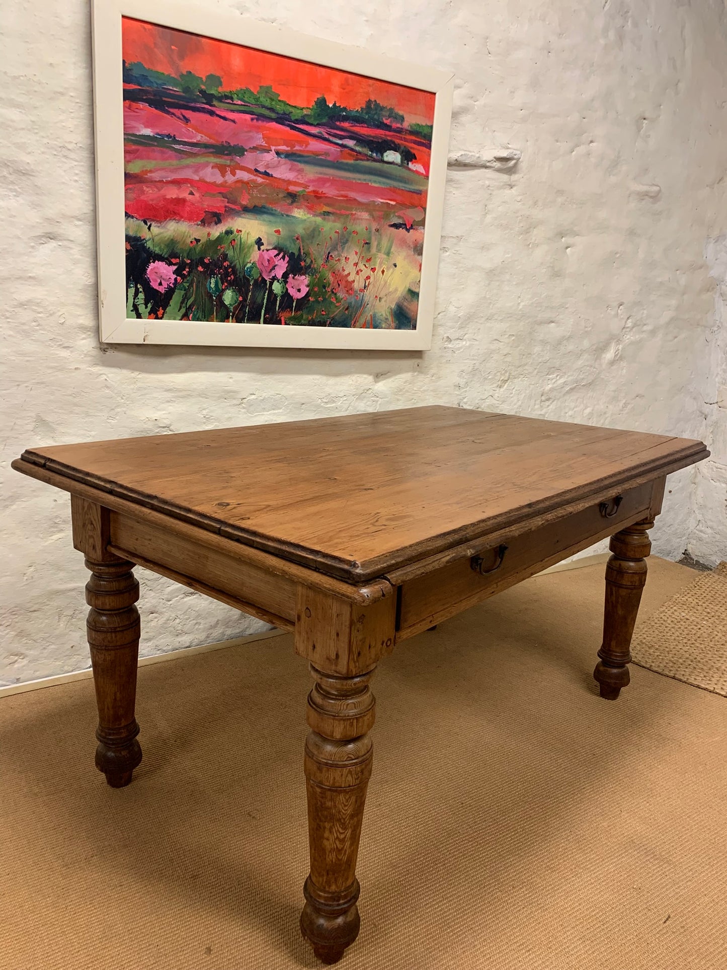 Scottish Antique Pine Table/Desk
