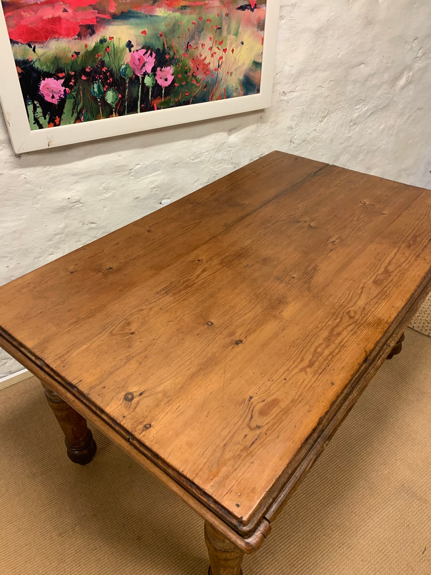 Scottish Antique Pine Table/Desk