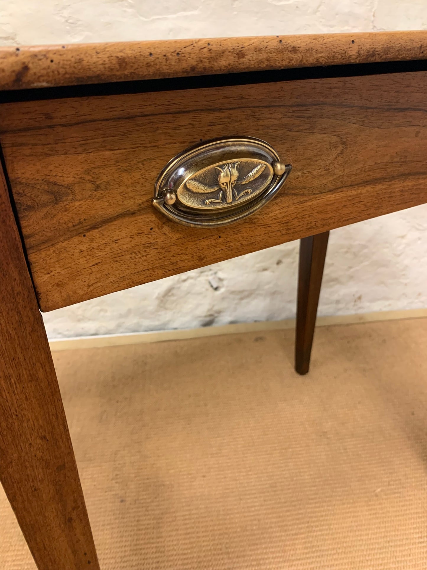 Antique Fruitwood Table Ca 1860