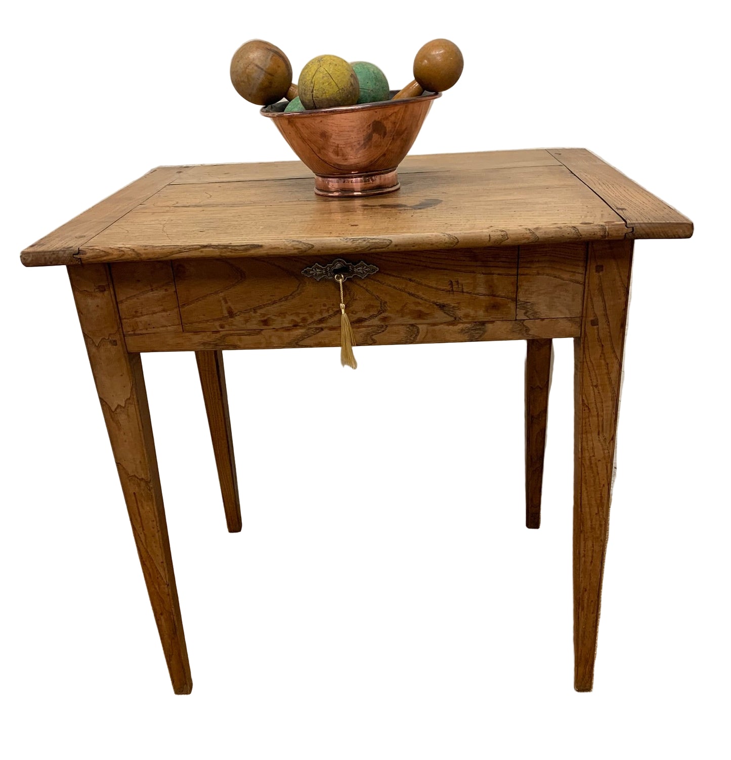 French Oak Side Table Ca 1860