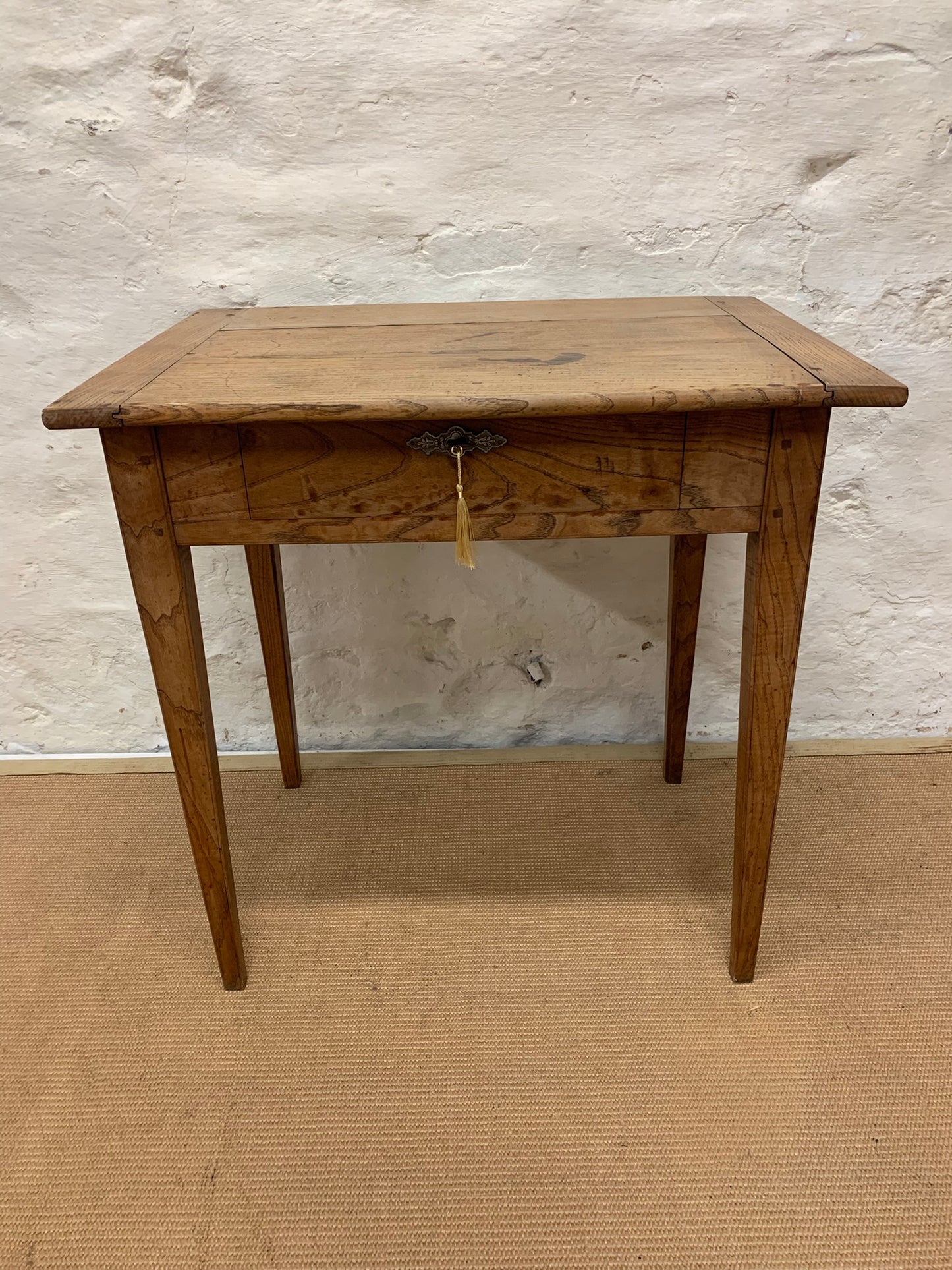 French Oak Side Table Ca 1860