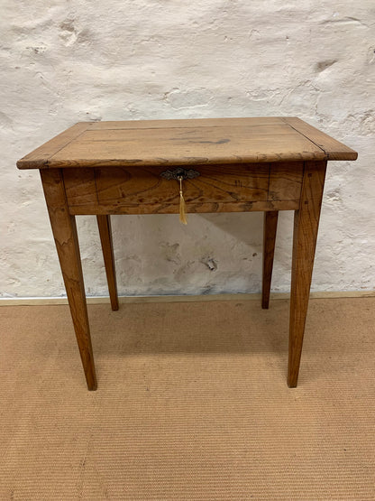 French Oak Side Table Ca 1860