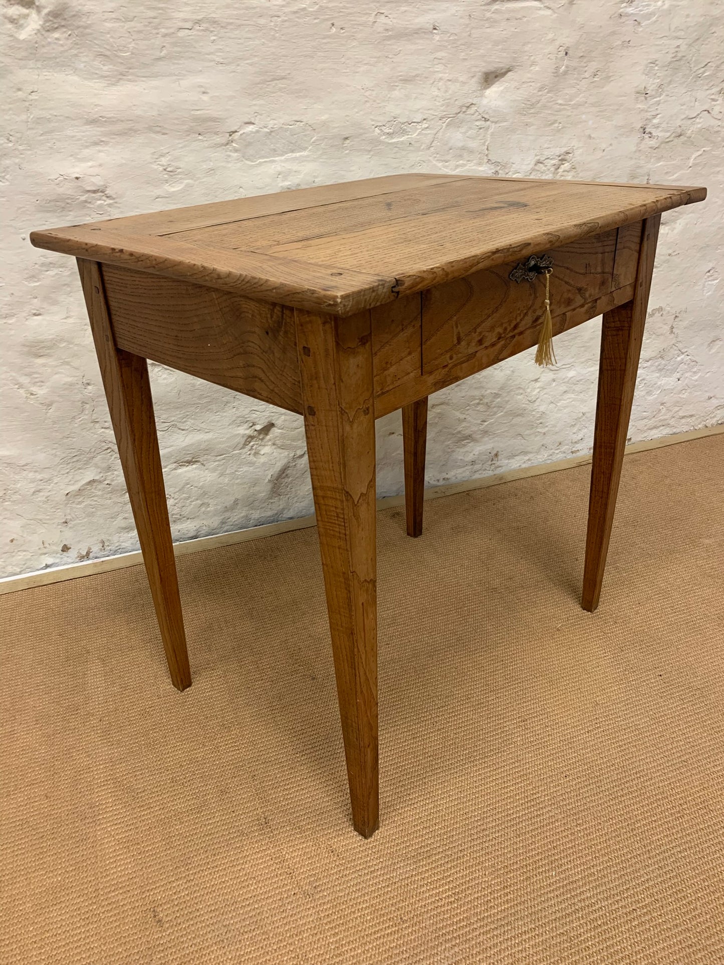 French Oak Side Table Ca 1860
