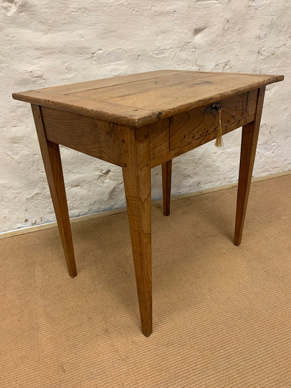 French Oak Side Table Ca 1860
