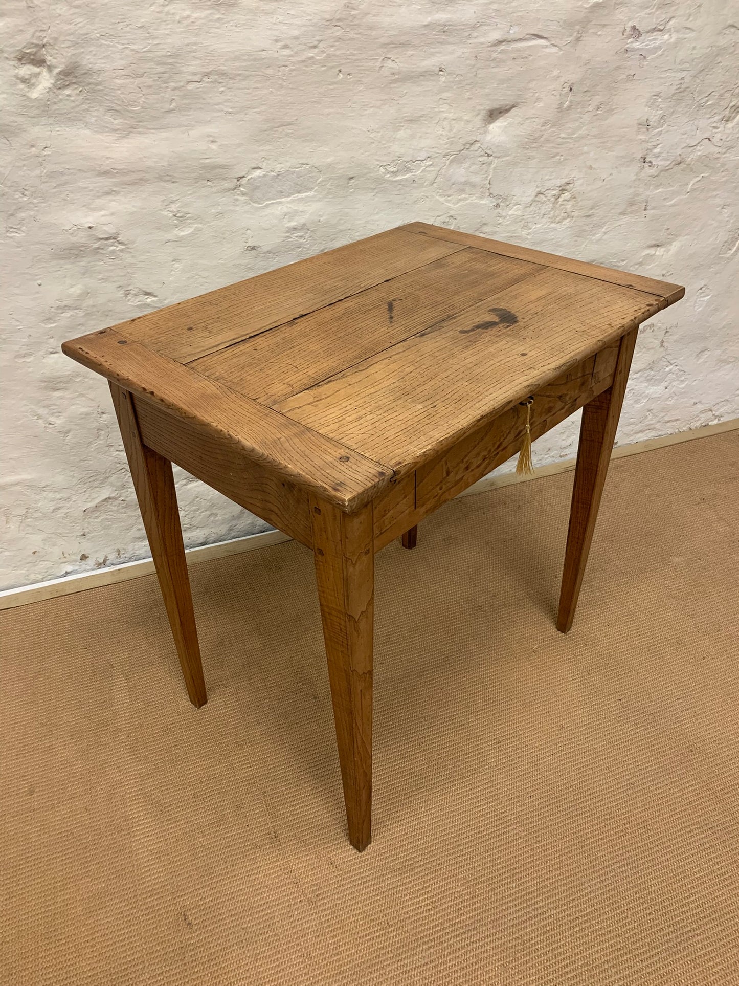 French Oak Side Table Ca 1860