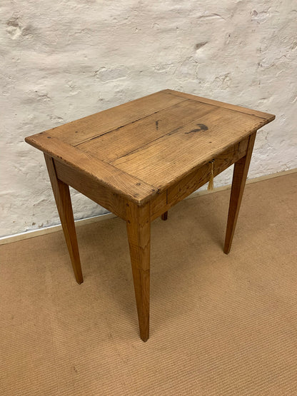 French Oak Side Table Ca 1860