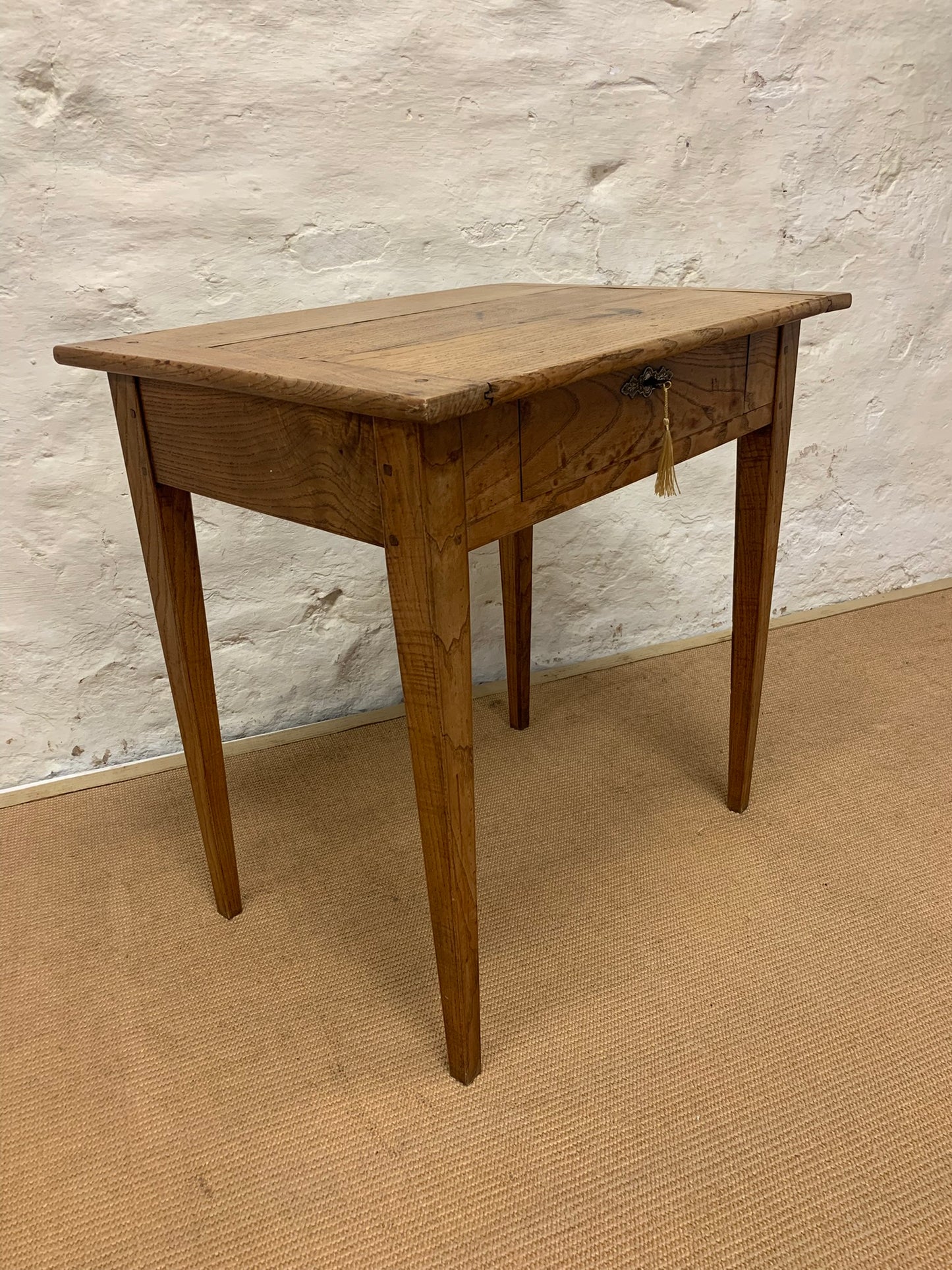 French Oak Side Table Ca 1860