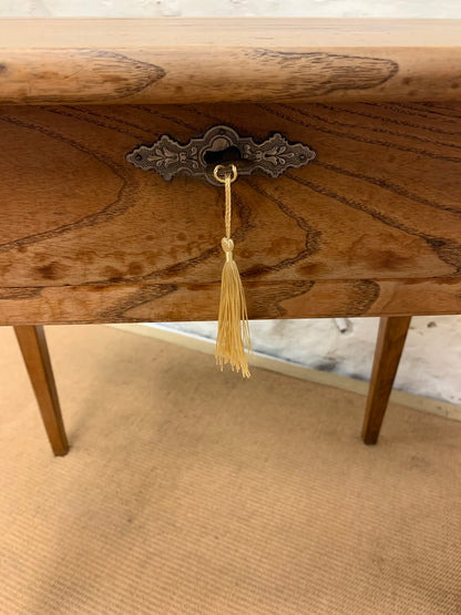 French Oak Side Table Ca 1860