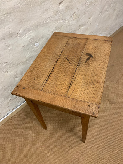 French Oak Side Table Ca 1860