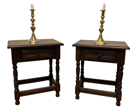 Pair of French Oak Tables