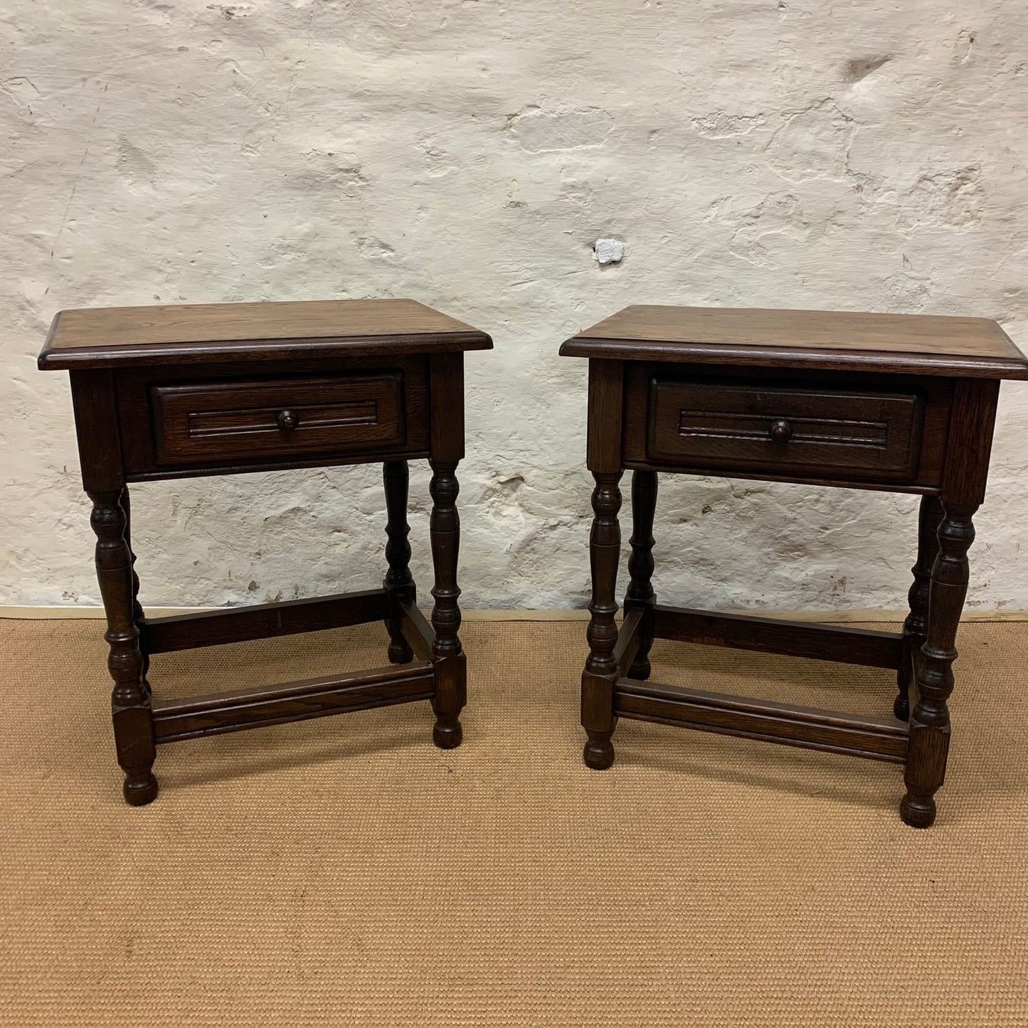 Pair of French Oak Tables