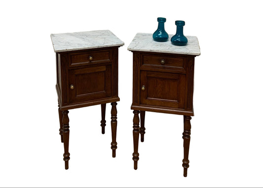 Pair of French  Oak Cabinets ca 1890