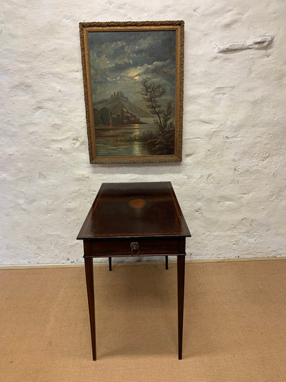 Antique Mahogany Side Table Ca 1840