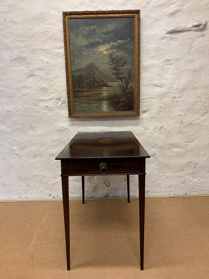 Antique Mahogany Side Table Ca 1840