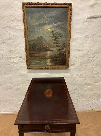 Antique Mahogany Side Table Ca 1840