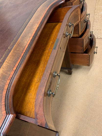 Antique Scottish Mahogany Desk Ca 1880