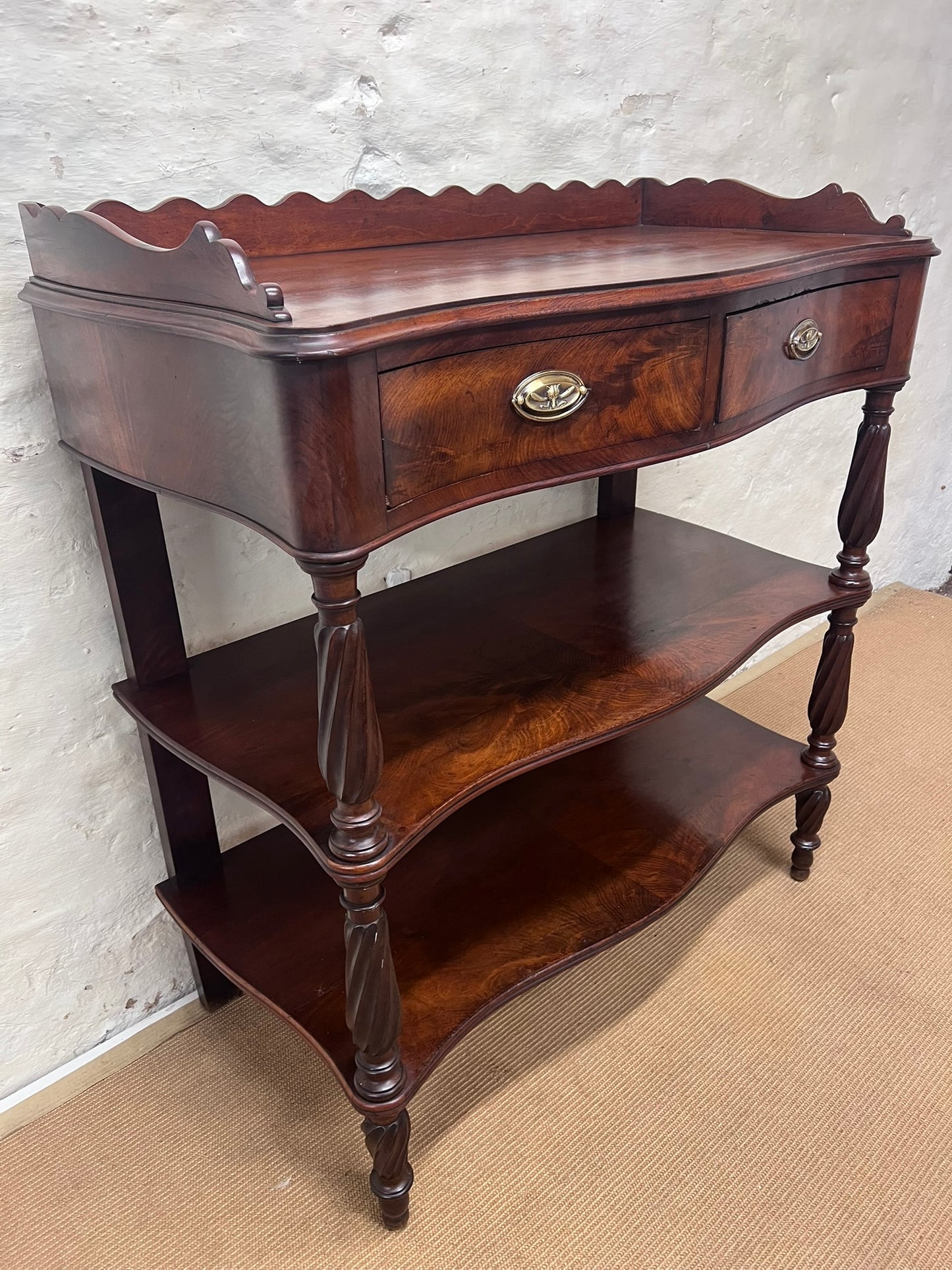 Serpentine Front Buffet Stand