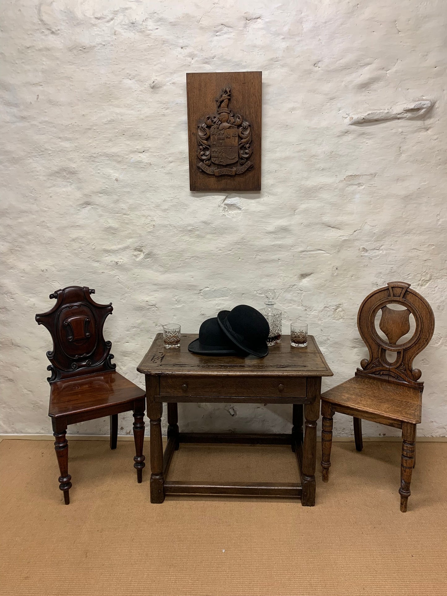 Antique English Side Table  ca 1880