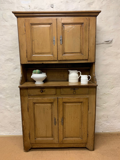 Antique English Pine Cabinet ca 1840