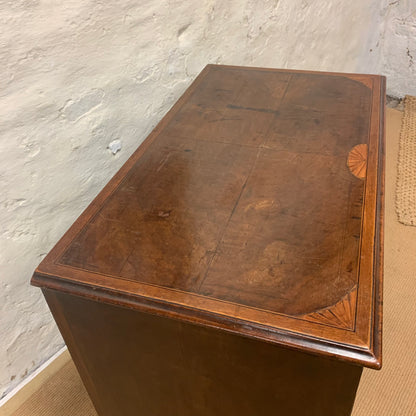 English Antique Mahogany Chest Ca 1820