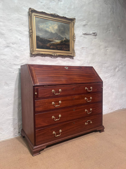 Antique Mahogany Bureau Desk