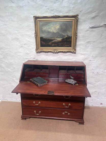 Antique Mahogany Bureau Desk