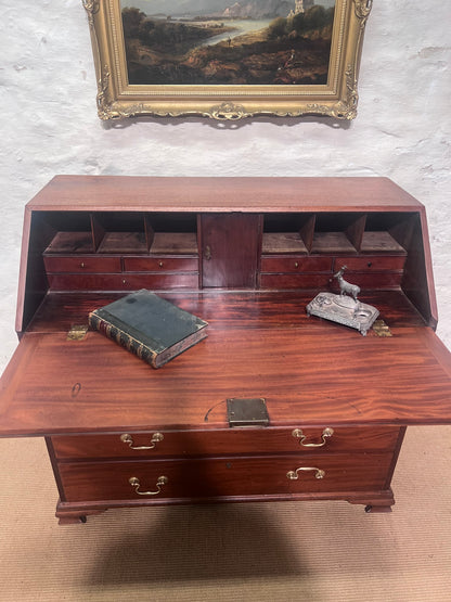 Antique Mahogany Bureau Desk