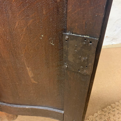 Italian Carved Oak serpentine Cabinet ca 1870