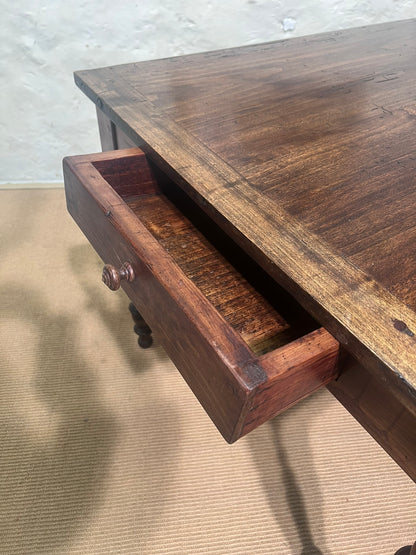 Antique French Farm Table with Extension