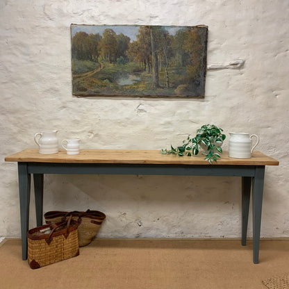 Hand Painted Pine  Console Table