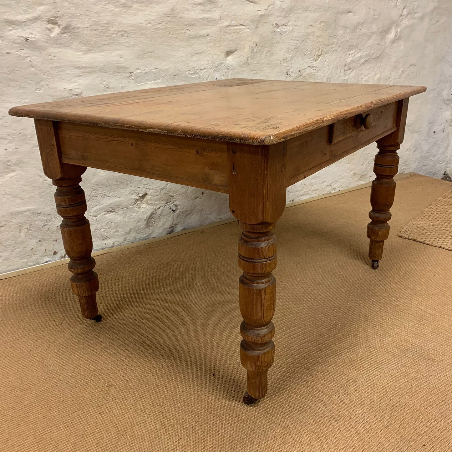 Scottish Antique Pine Table ca 1880
