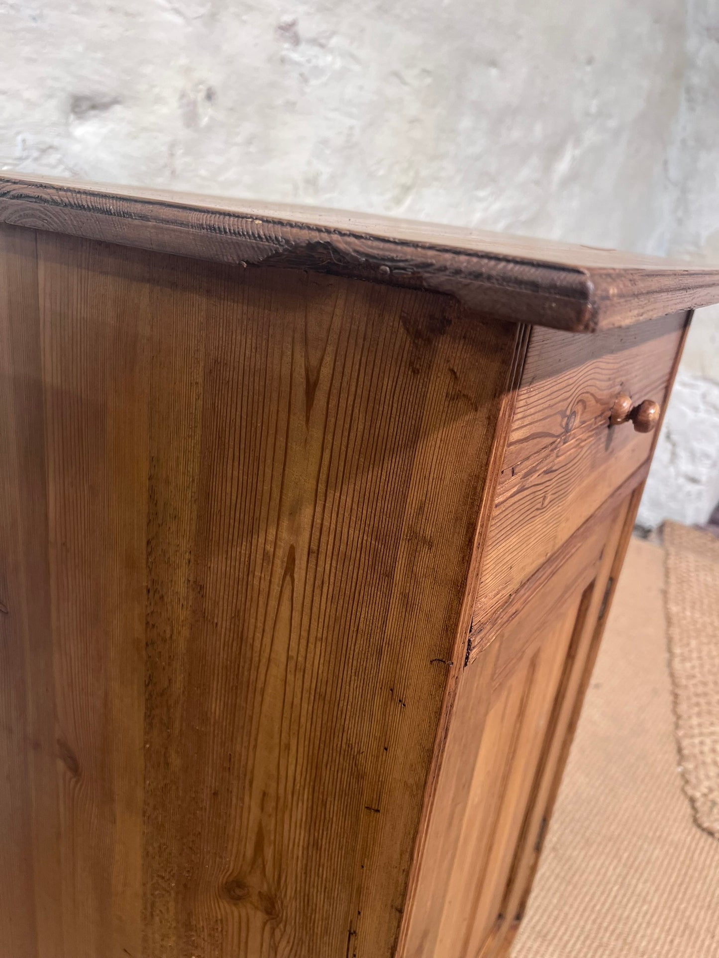 Pair of Antique Pine Bedside Cabinets