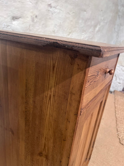 Pair of Antique Pine Bedside Cabinets