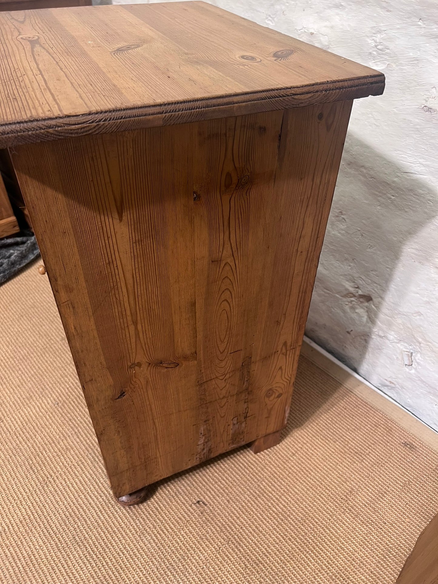 Pair of Antique Pine Bedside Cabinets
