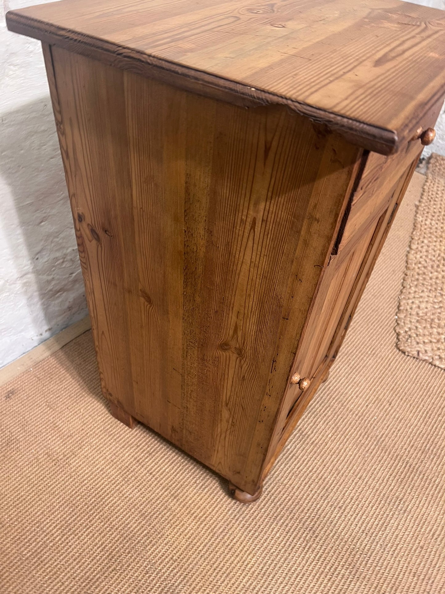 Pair of Antique Pine Bedside Cabinets