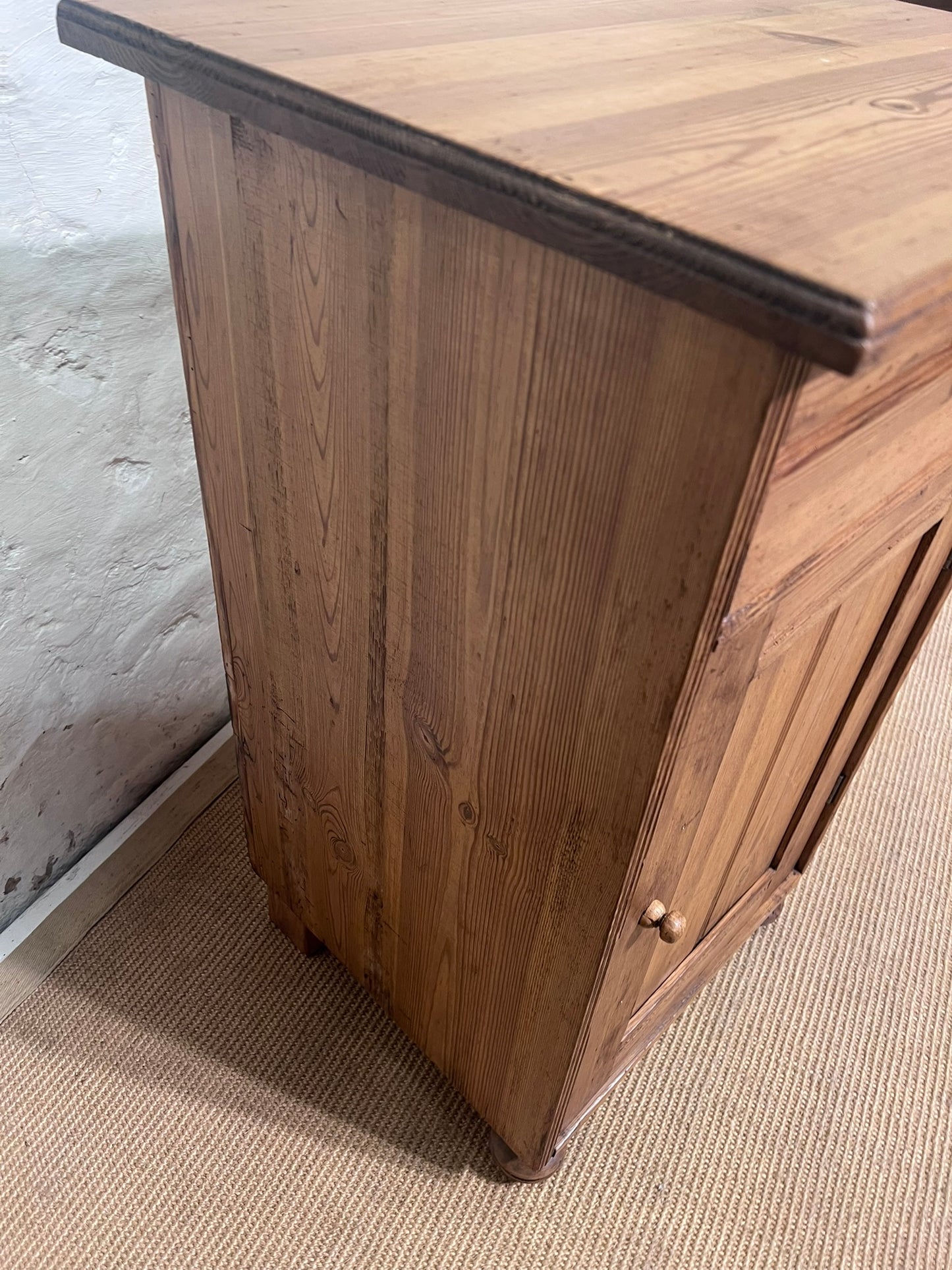 Pair of Antique Pine Bedside Cabinets