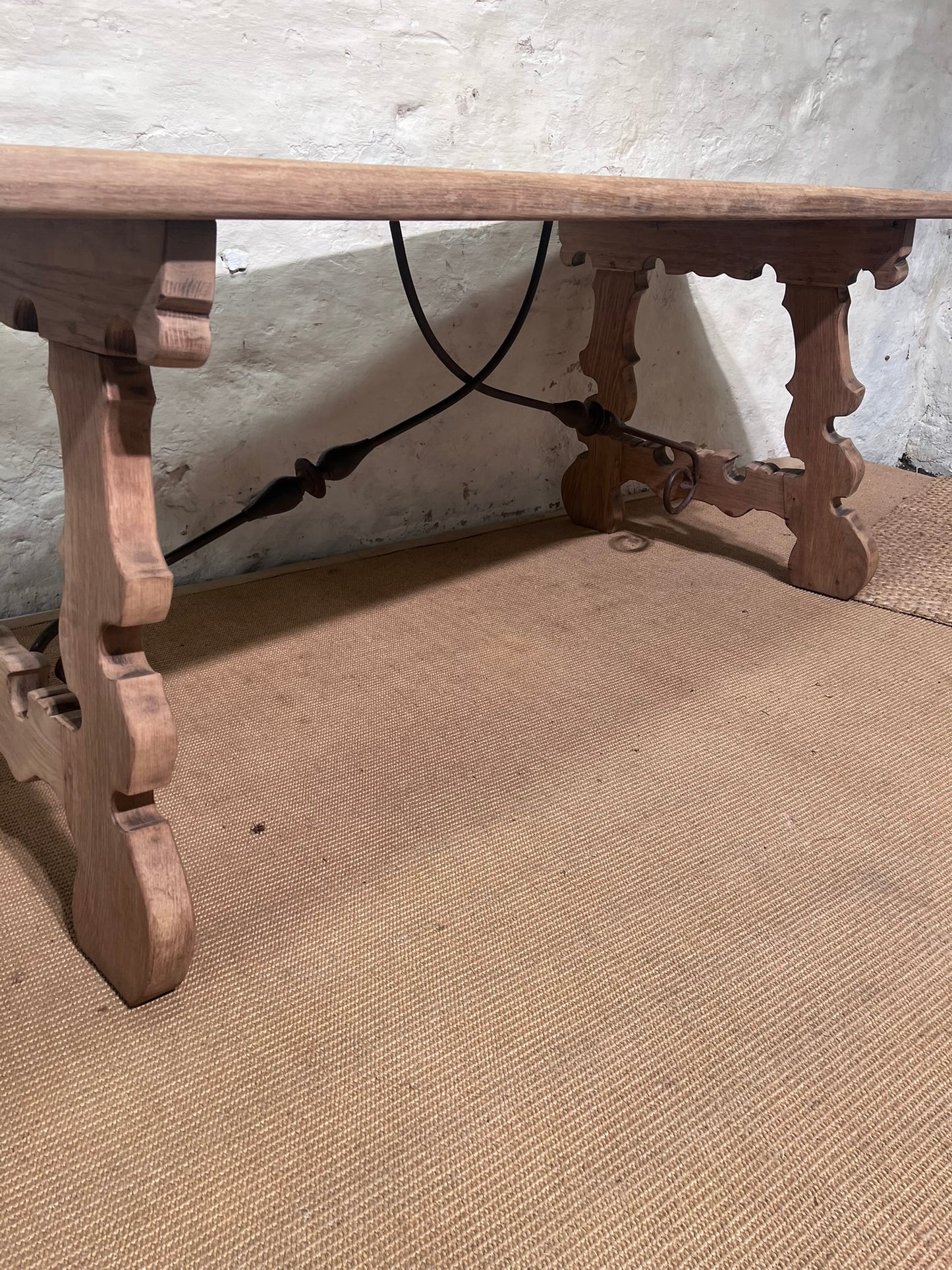 Spanish Natural Oak Table/Desk